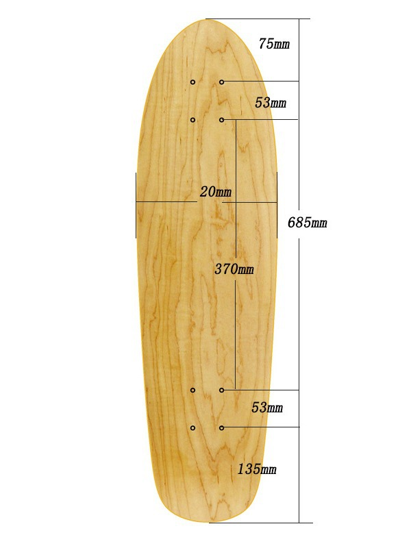 Skateboard Complete Deck - Kids Land Surf Skateboard Deck Canadian