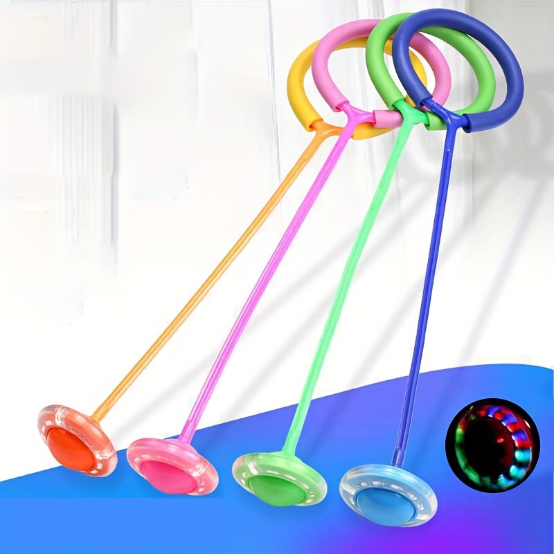 Sports Equipment For Kindergarten - 1Pc Children Flashing Jump Ring Sports