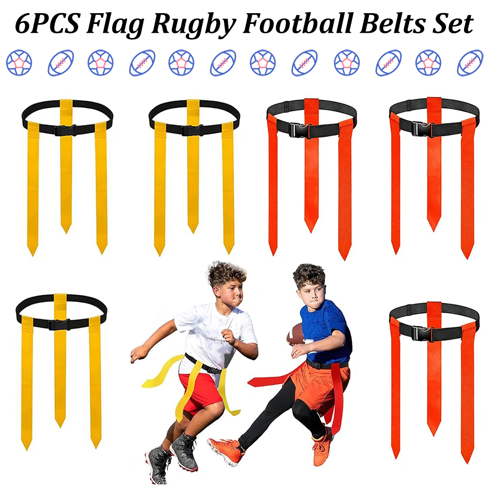 6PCS Flag Football Belts Set A - Sports Equipment Kids review and price