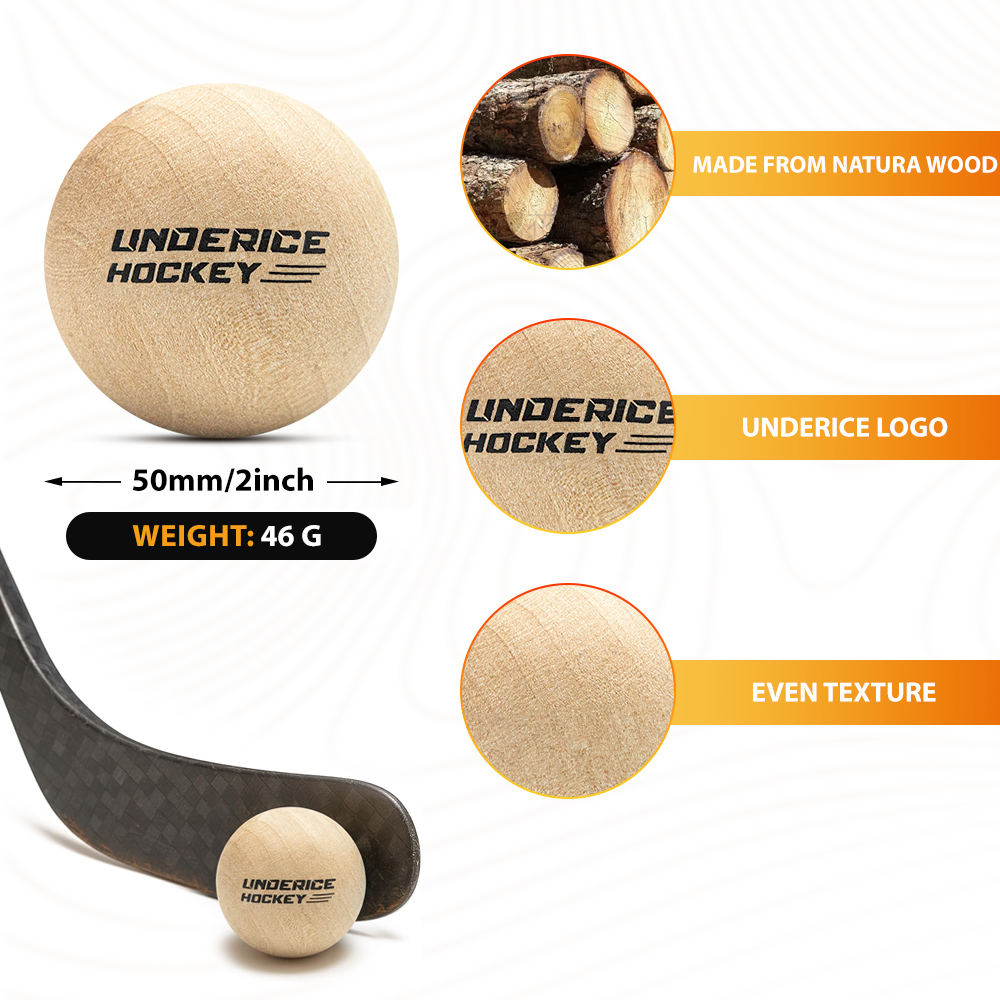 UICE 1pc Ice Hockey Wood Ball  - Field Hockey Stick review and price