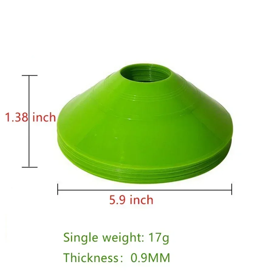 10Pcs Soccer Cones Disc Footba - Football Training Cone review and price
