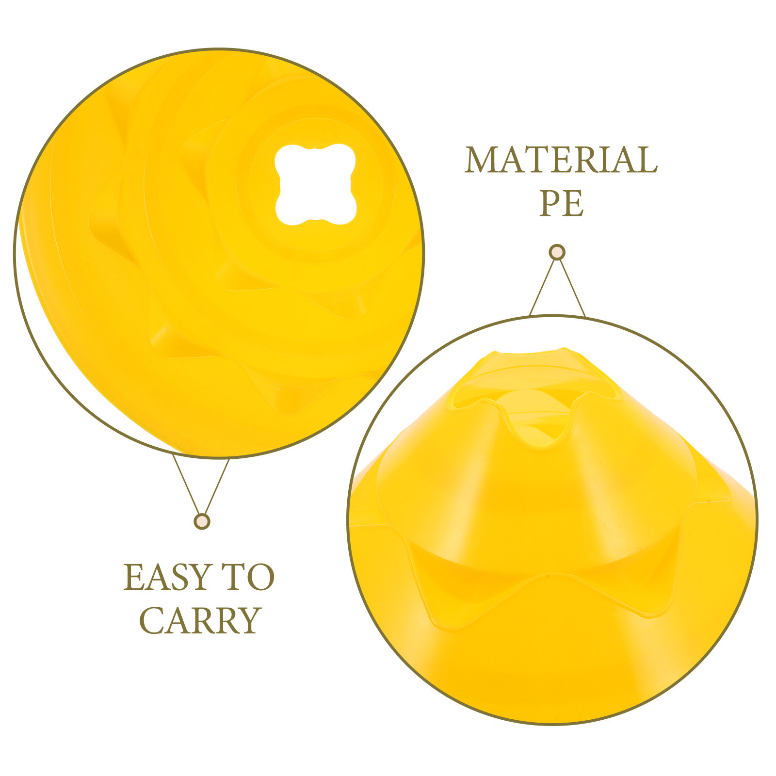 6Pcs Soccer Training Cones 11. - Football Training Cone review and price