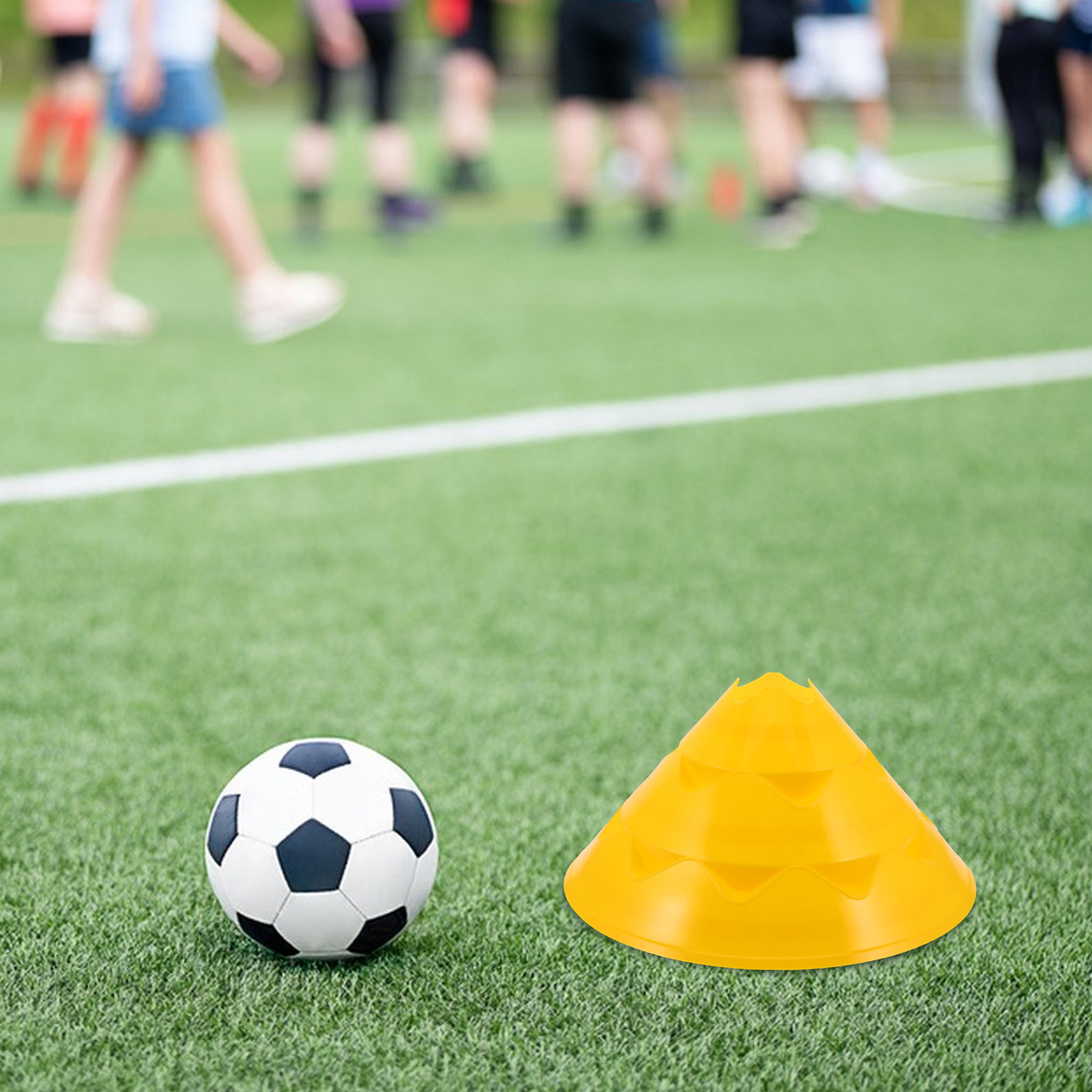 6Pcs Soccer Training Cones 11. - Football Training Cone review and price
