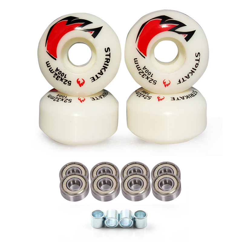 4Pcs Skateboard Wheels With be - Skateboard Complete Deck review and price