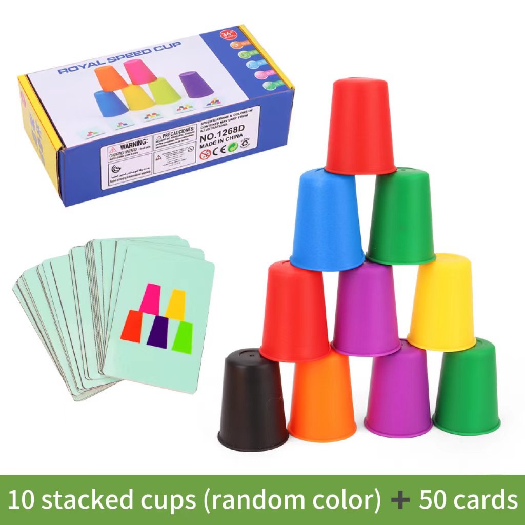 Montessori Toys Mini Stack Cup - Sports Equipment For Kindergarten review and price