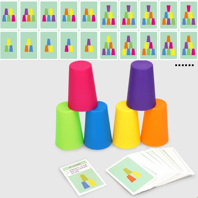 Montessori Toys Mini Stack Cup - Sports Equipment For Kindergarten review and price