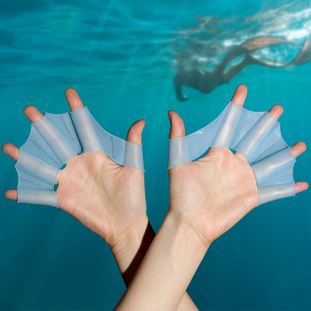 Silicone Swim Fins Hand Paddle - Sports Equipment Kids review and price