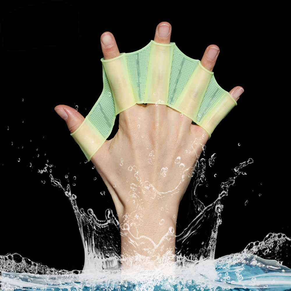 Silicone Swim Fins Hand Paddle - Sports Equipment Kids review and price
