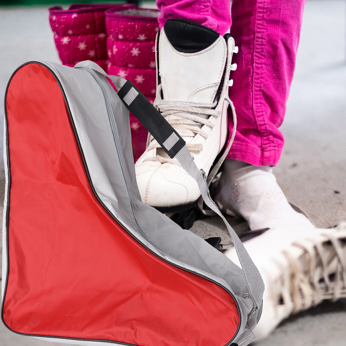 2Pcs Skate Bag Large Capacity  - Roller Skate Inline review and price