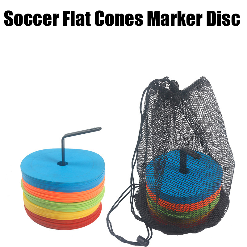 10pcs Soccer Flat Cones Marker - Football Training Cone review and price