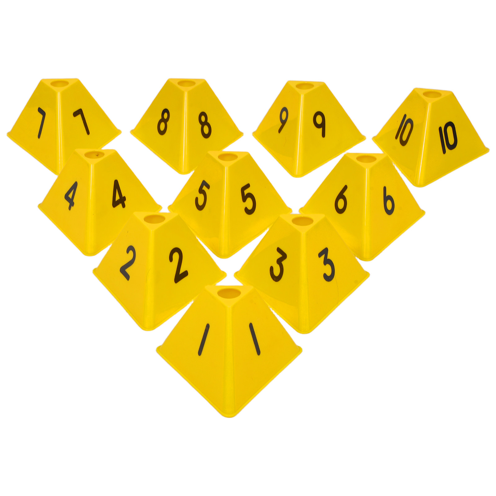 10Pcs Football Training Marker - Football Training Cone review and price