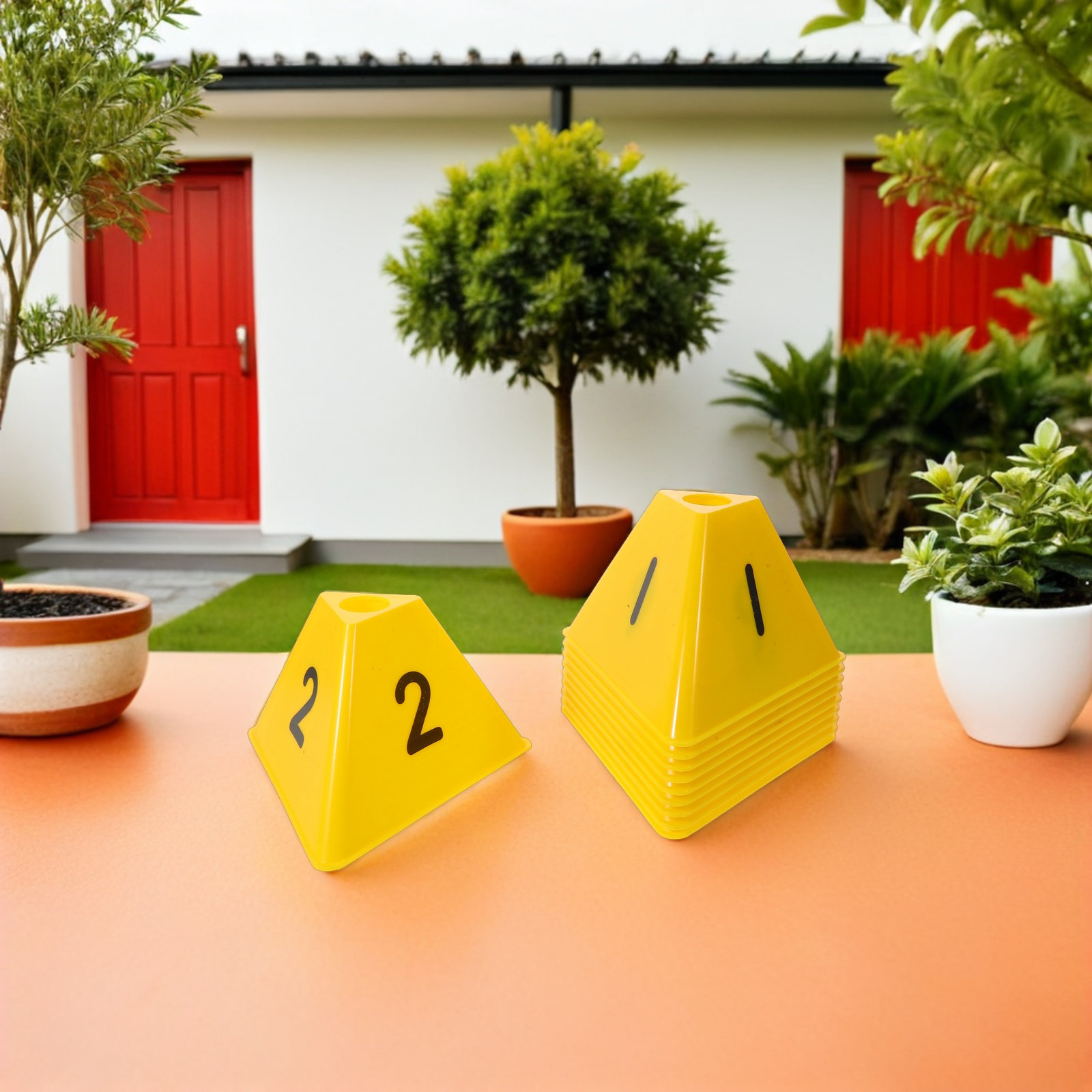 10Pcs Soccer Training Cones Nu - Football Training Cone review and price